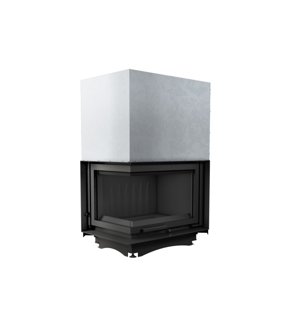 Inserire l'angolo camino Trivision 10 kw