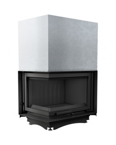 Inserire l'angolo camino Trivision 10 kw