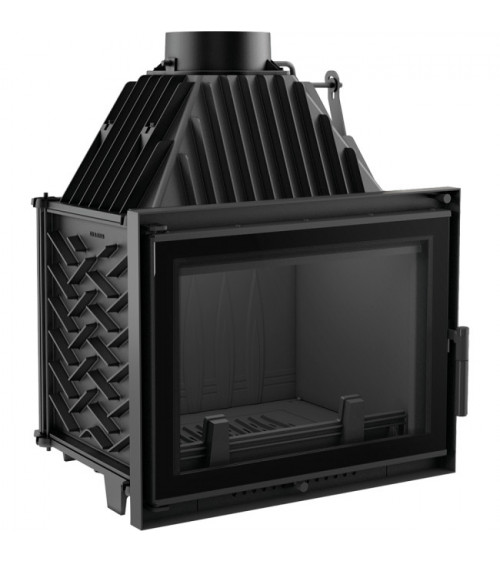 Inserire l'angolo camino Trivision 10 kw