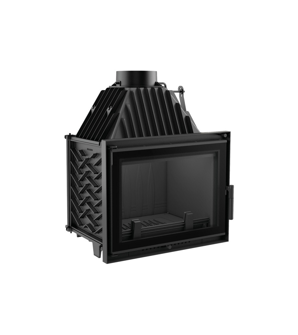 Inserire l'angolo camino Trivision 10 kw
