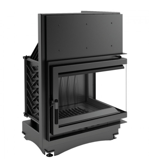 Inserire l'angolo camino Trivision 10 kw