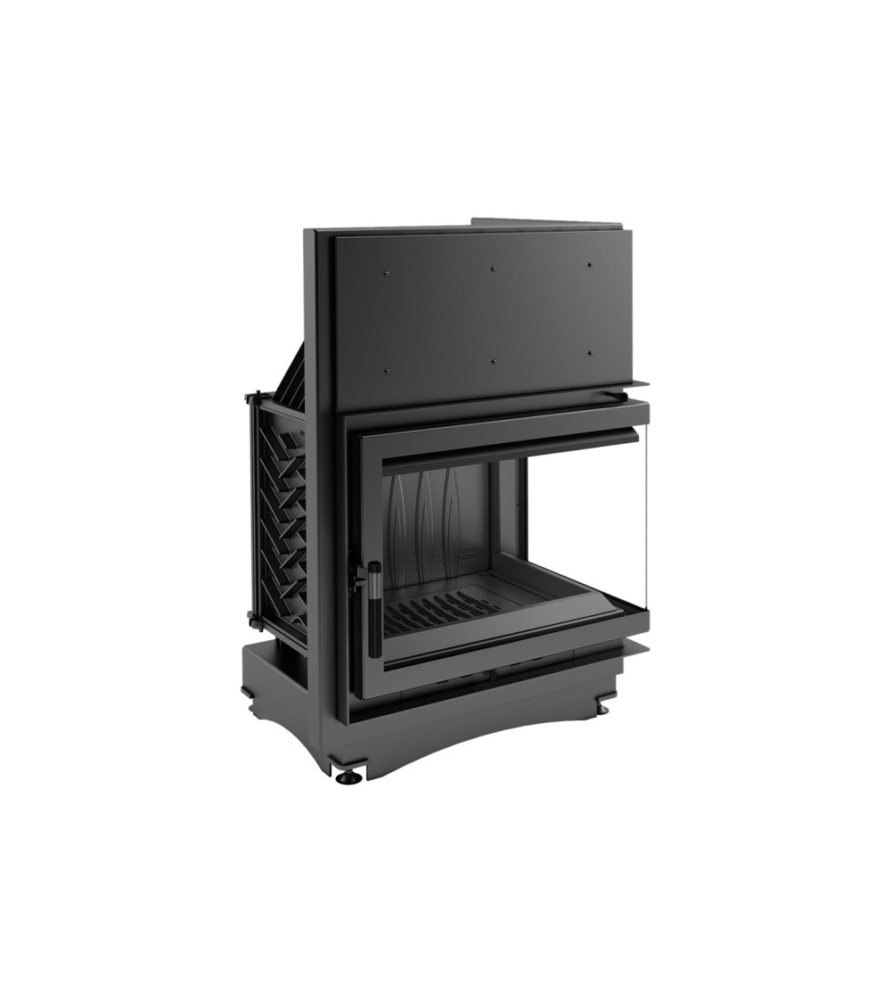 Inserire l'angolo camino Trivision 10 kw