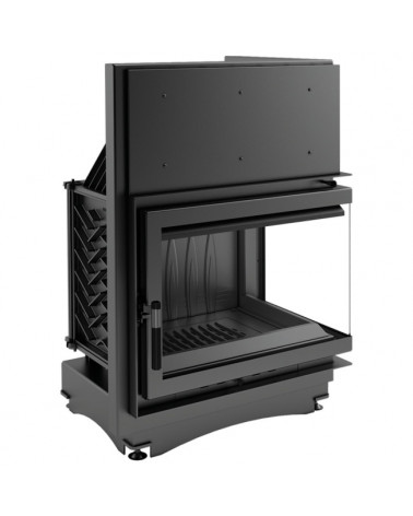 Inserire l'angolo camino Trivision 10 kw
