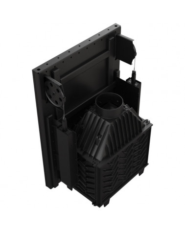 Inserire l'angolo camino Trivision 10 kw