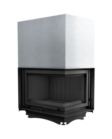 Inserire l'angolo camino Trivision 10 kw