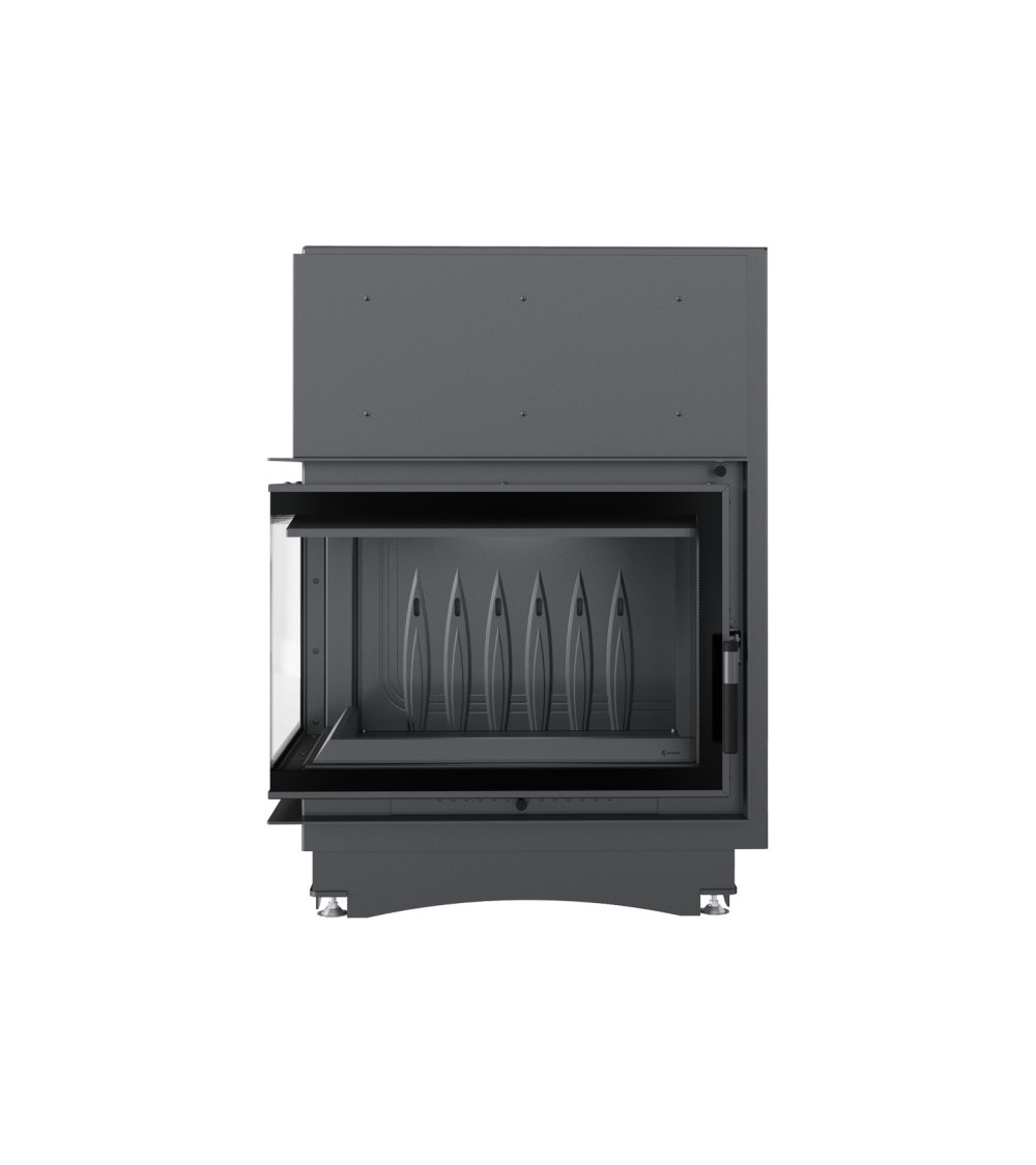 Inserto para chimenea ZUZIA ECO 12 BS DECO cristal en el lado izquierdo Inserto para chimenea ZUZIA ECO 12 BS DECO cristal en el lado izquierdo