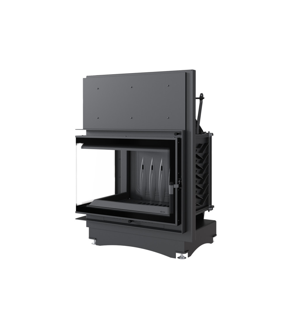 Insert cheminée ZUZIA ECO 12 BS DECO vitre à gauche
