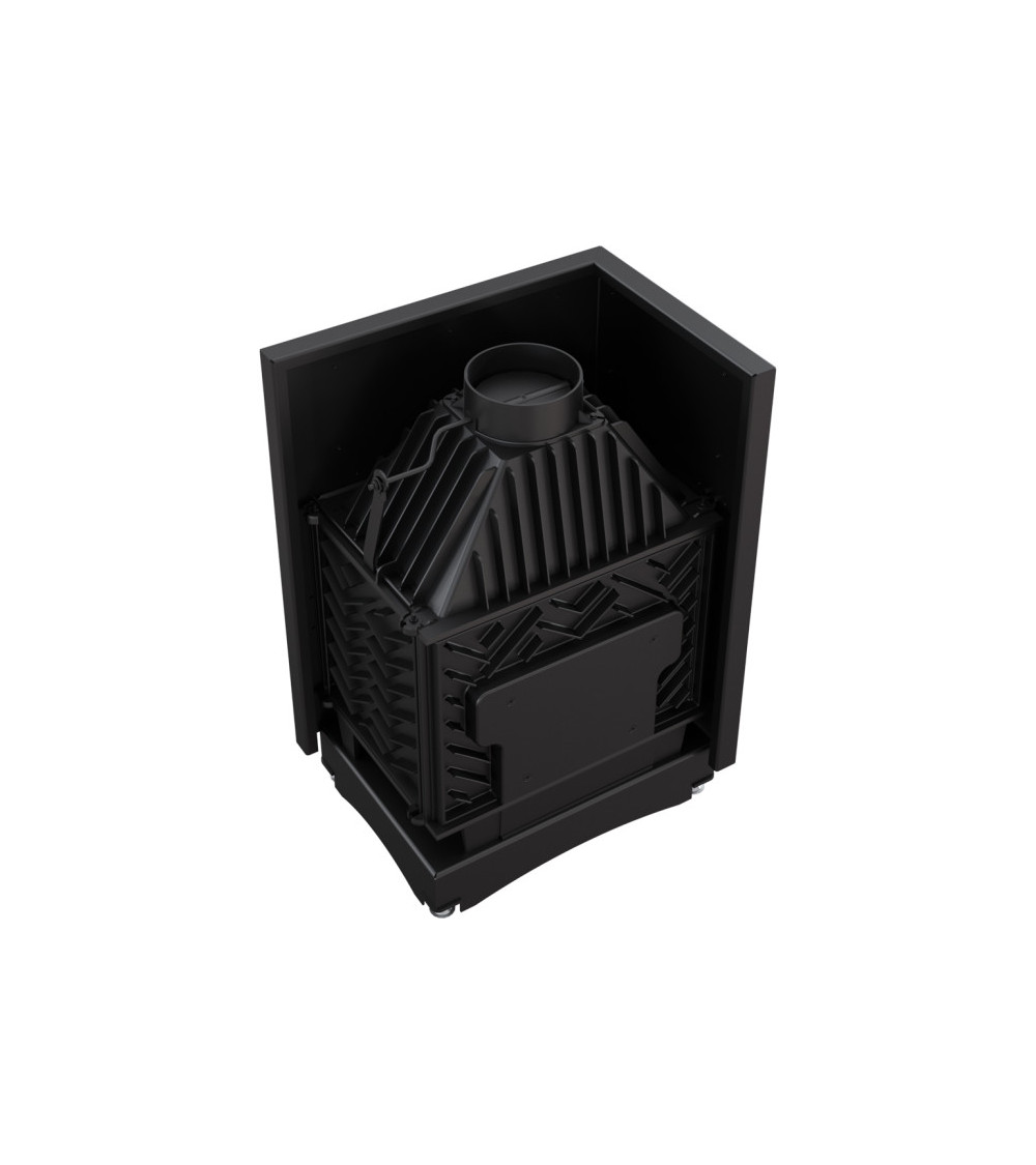 Inserto para chimenea ZUZIA ECO 12 BS DECO cristal en el lado izquierdo Inserto para chimenea ZUZIA ECO 12 BS DECO cristal en el lado izquierdo
