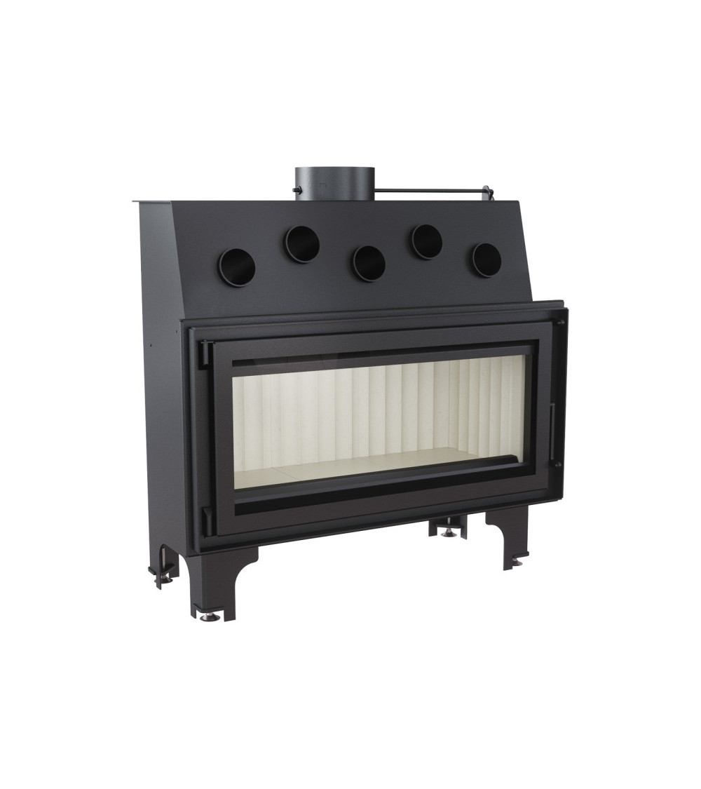 Inserire l'angolo camino Trivision 10 kw