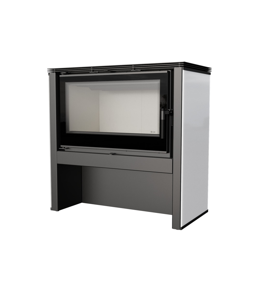 Insert cheminée JUNO 12 PANNEAU BLANC