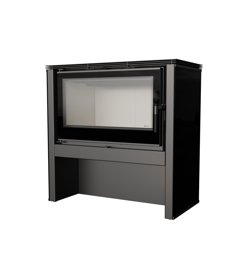 Insert cheminée JUNO 12 PANNEAU NOIR Insert cheminée JUNO 12 PANNEAU NOIR