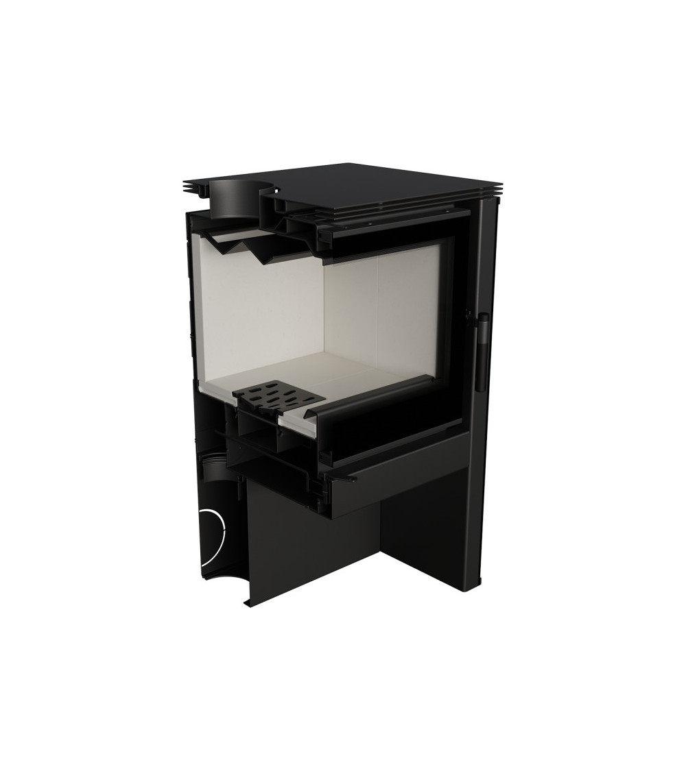 Insert cheminée JUNO 12 PANNEAU NOIR Insert cheminée JUNO 12 PANNEAU NOIR