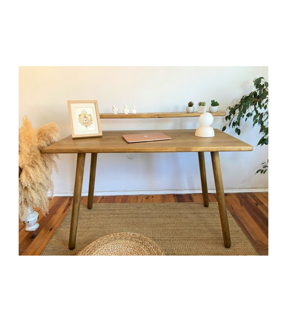 Bureau bois massif DEMAN 120 x 60 cm
