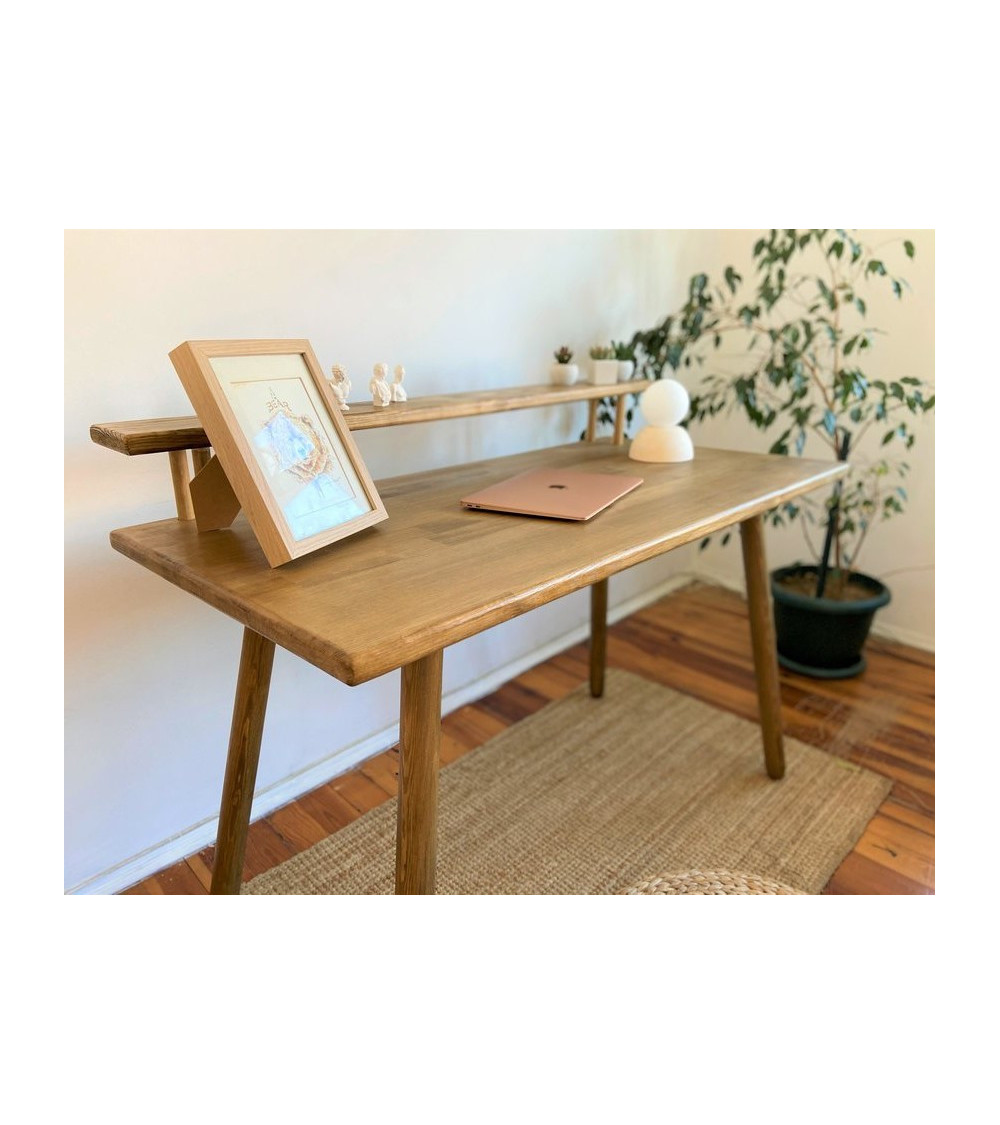 Bureau bois massif DEMAN 120 x 60 cm