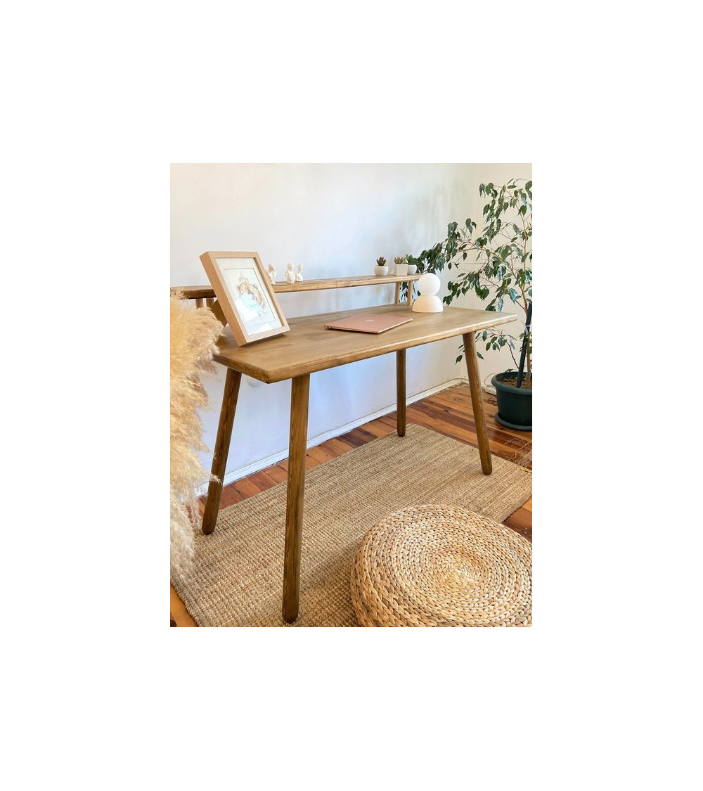 Bureau bois massif DEMAN 120 x 60 cm