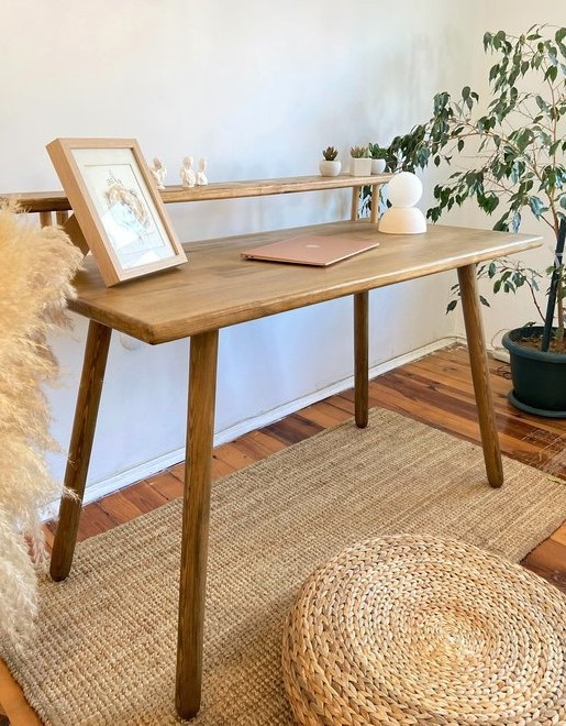 Bureau en bois DEMAN 120 x 60 cm