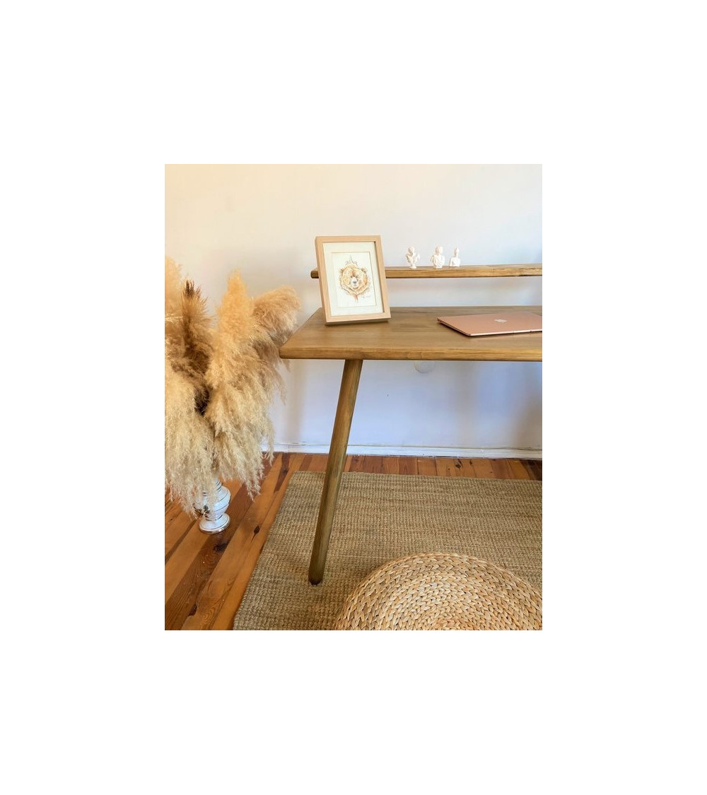 Bureau bois massif DEMAN 120 x 60 cm