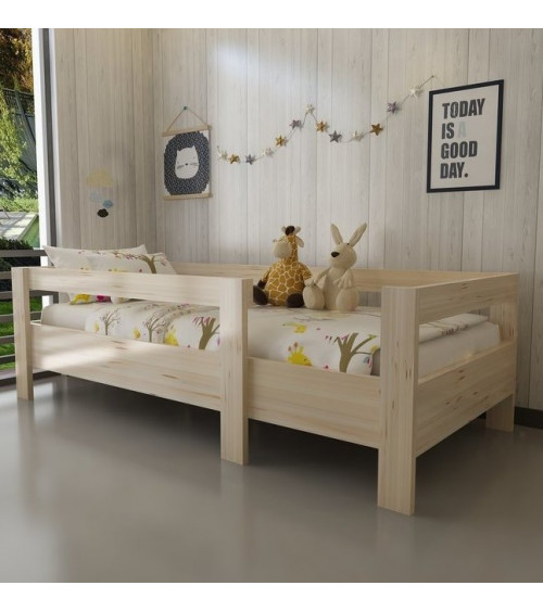 Lit en bois MONTESSORI PLUS-105 90 x 190 cm