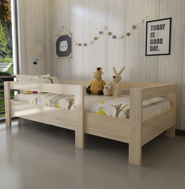 Cama en madera MONTESSORI PLUS-105 90 x 190 cm