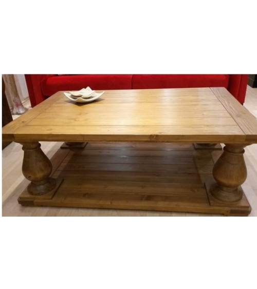 Table basse en bois 120 x 80 cm