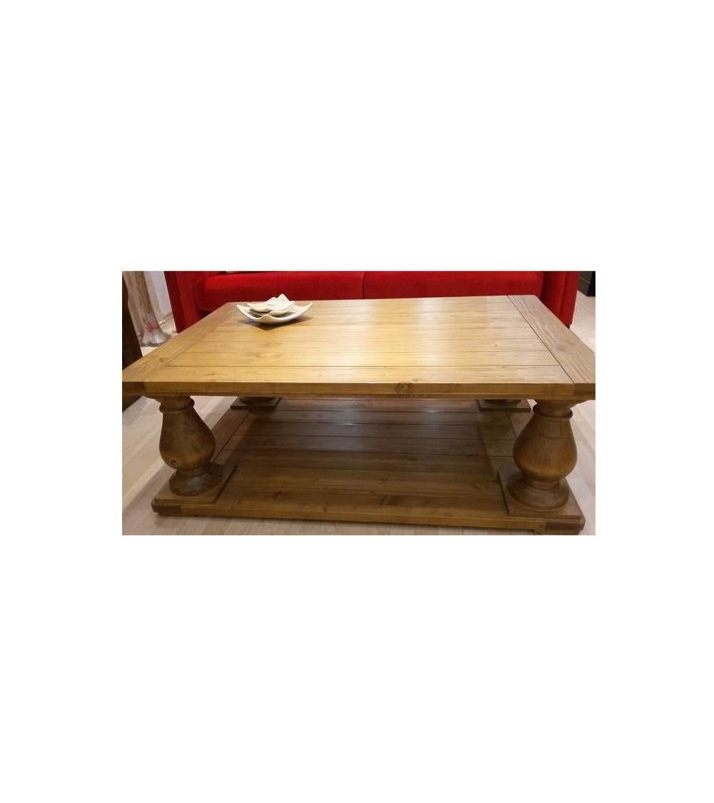 Table basse en bois 120 x 80 cm