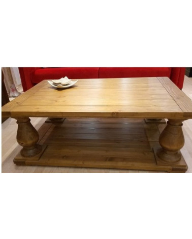 Table basse en bois 120 x 80 cm