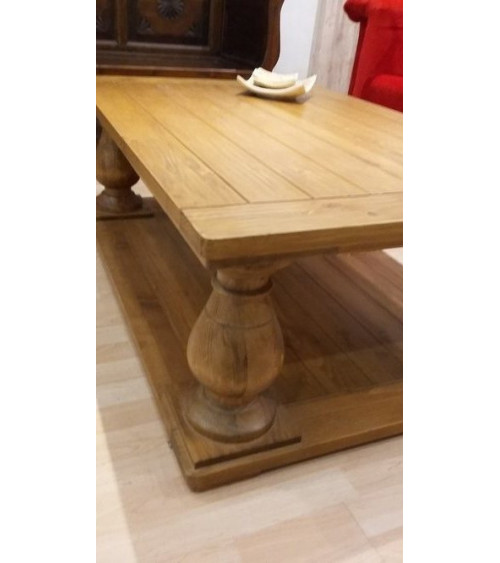 Table basse en bois 120 x 80 cm