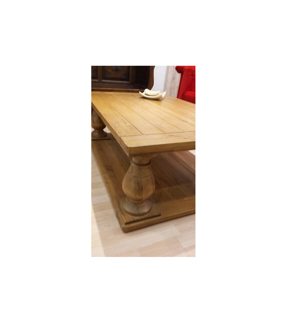 Table basse en bois 120 x 80 cm