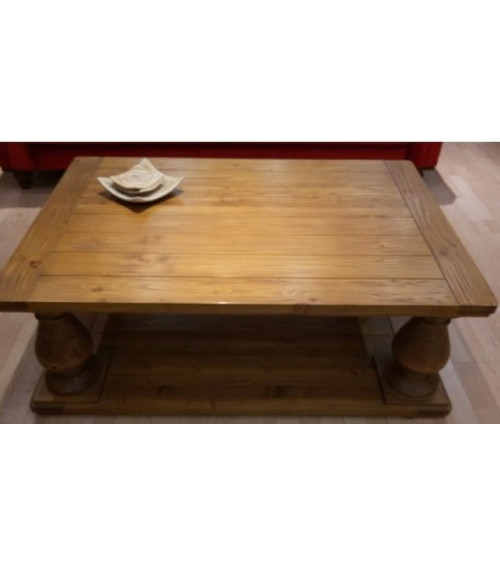 Table basse en bois 120 x 80 cm