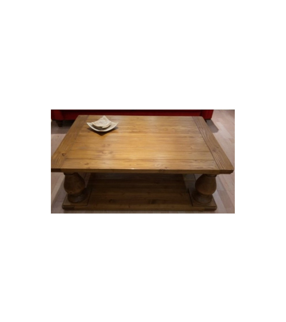 Table basse en bois 120 x 80 cm