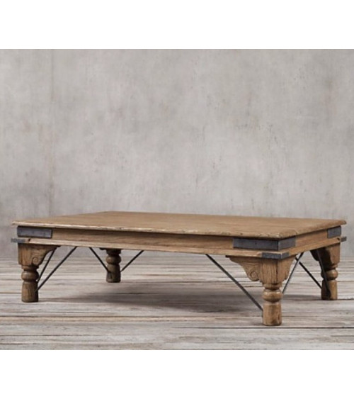 Table basse en bois RIGA S1886 120 x 60 cm