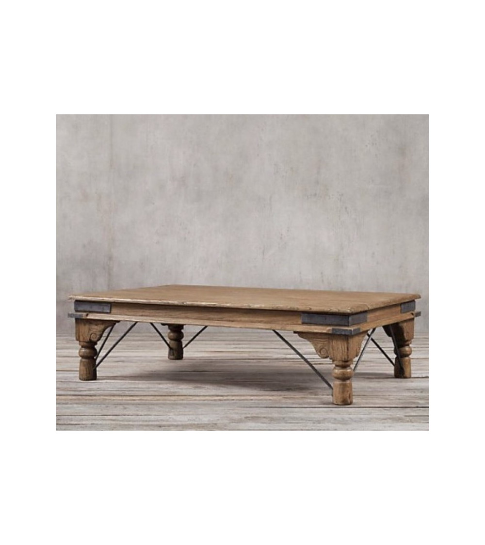Table basse en bois RIGA S1886 120 x 60 cm