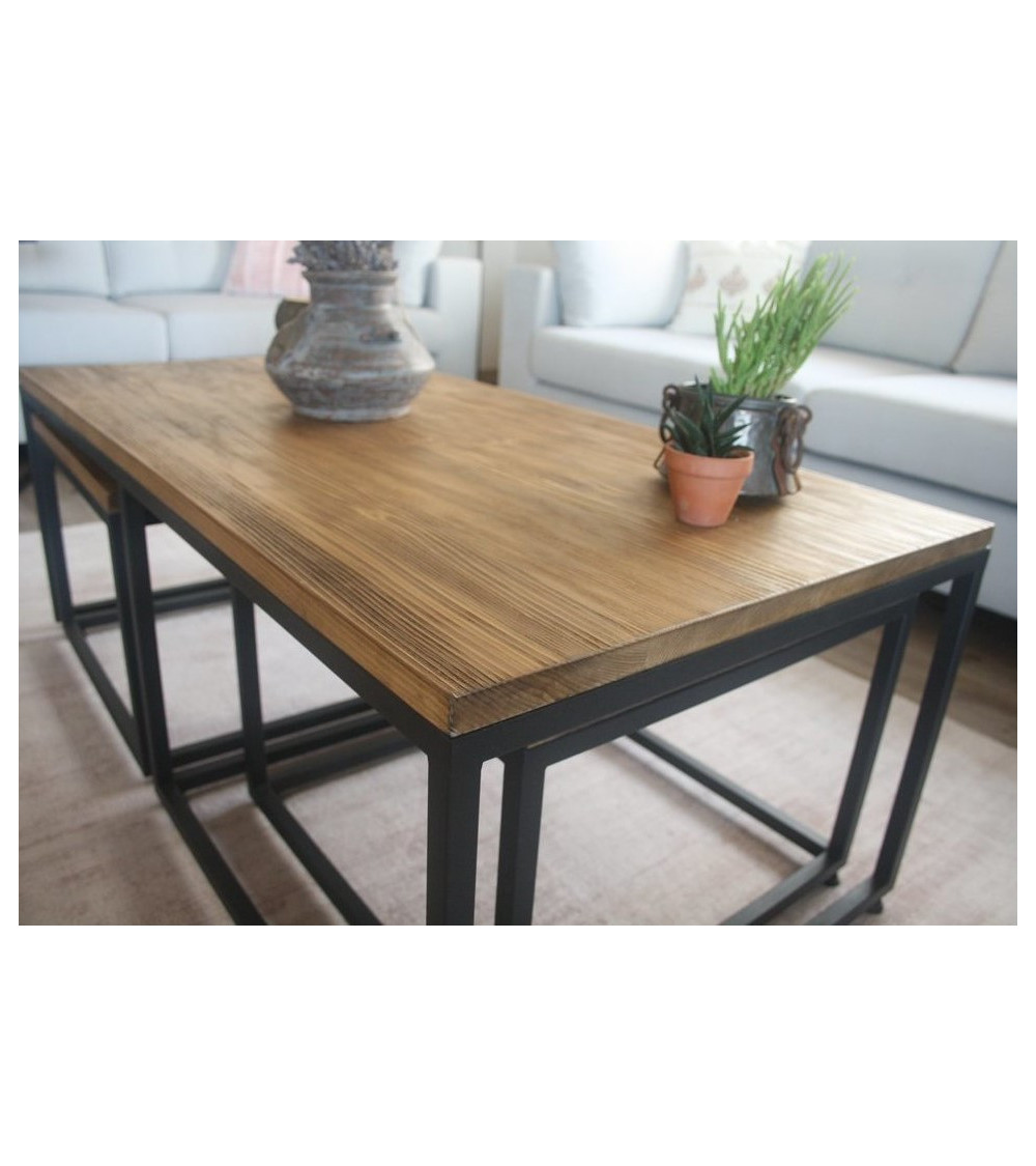 Bureau bois massif DEMAN 120 x 60 cm