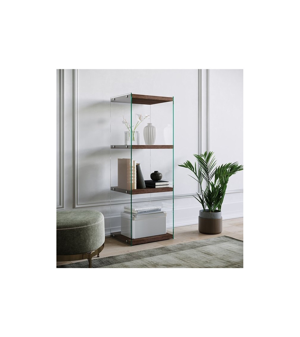 Étagère en bois et verre trempé NIAGARA
