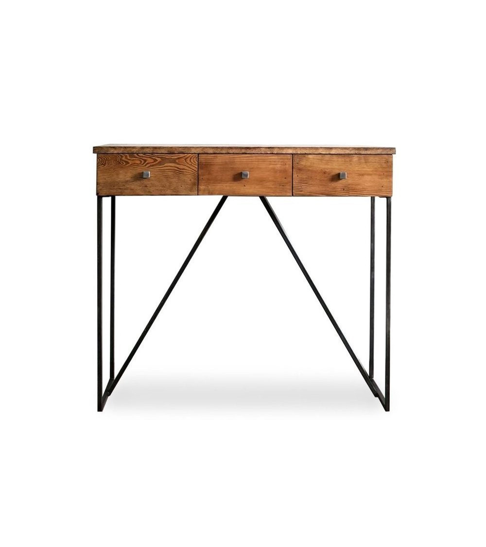 Bureau bois massif DEMAN 120 x 60 cm  Azura Home Design
