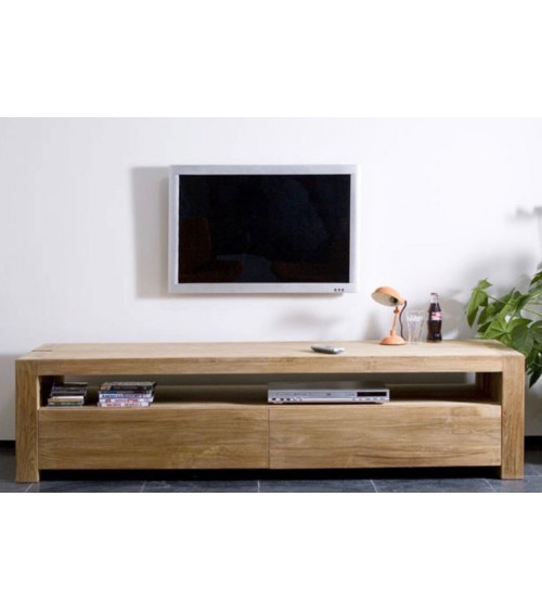 Meuble TV en bois ADOLFO 180 cm