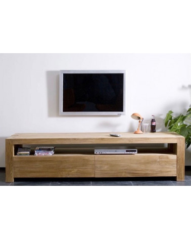 Meuble TV en bois ADOLFO 180 cm
