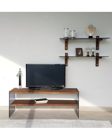 Mueble de TV en madera TENDRE 180 cm