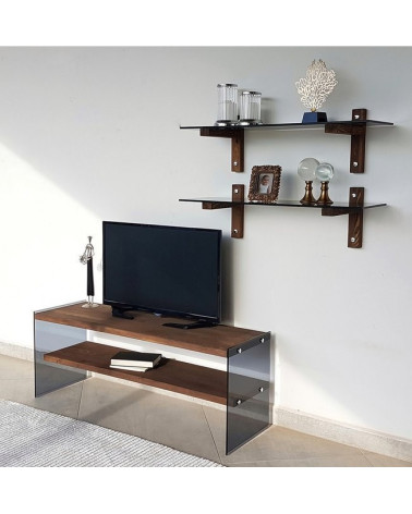 Mueble de TV en madera TENDRE 180 cm