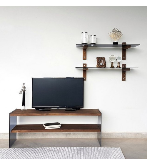 Mueble de TV en madera TENDRE 180 cm