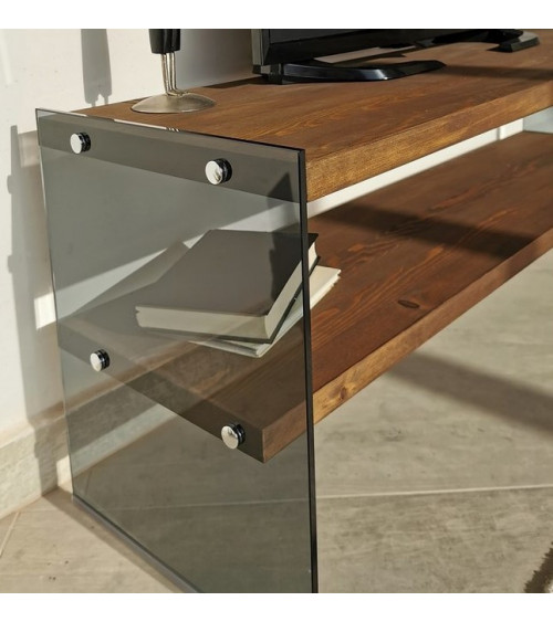 Bureau bois massif DEMAN 120 x 60 cm