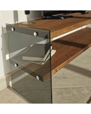 Bureau bois massif DEMAN 120 x 60 cm