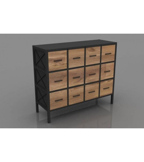 Bureau bois massif DEMAN 120 x 60 cm