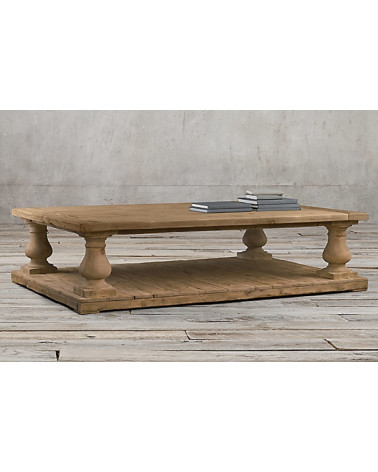 Houten salontafel VITA 140 x 80 cm
