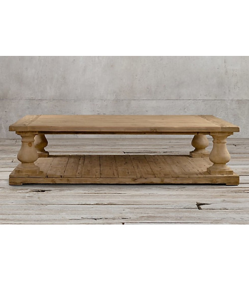 Mesa de centro en madera RIGA S1886 120 x 60 cm