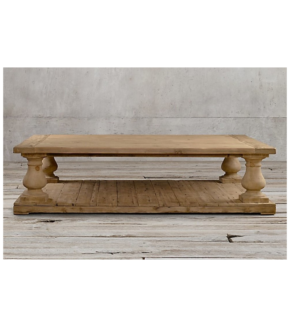 Houten salontafel VITA 140 x 80 cm