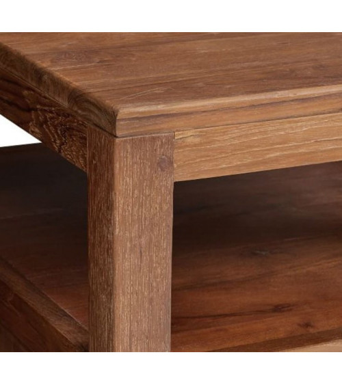 Table de chevet en bois 2 tiroirs RIOT 50 cm