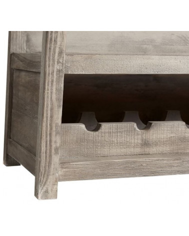 Console bar pour bouteilles en bois RUNAS 90 cm