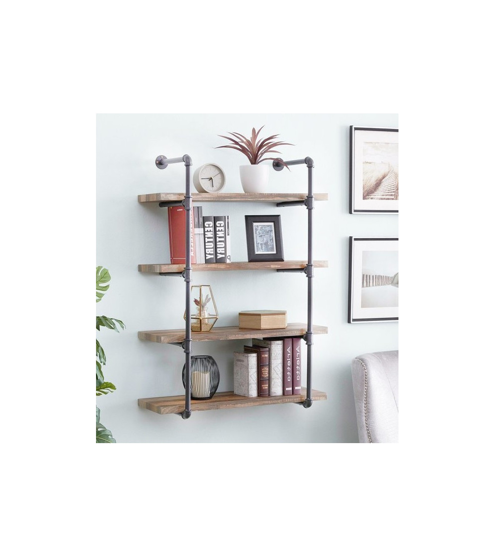 Étagère mural en bois DECORGINAL 60 x 14 cm