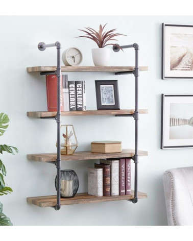 Étagère mural en bois DECORGINAL 60 x 14 cm